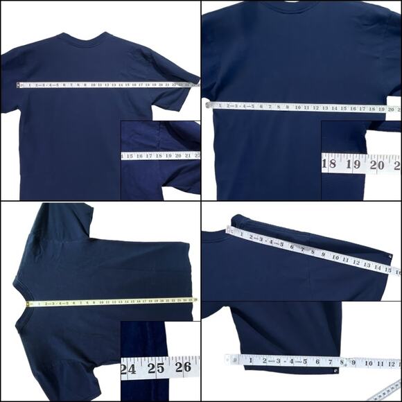 Jerzees Lake City Elementary Safety Patrol Tee Shirt Top Size Medium Blue - Picture 10 of 10